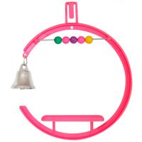 Игрушка д/птиц Качели с колокольчиком 11*21см АВ104/Вестерн