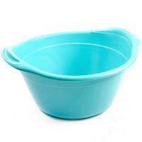 Таз 24л круглый лазурный /Рад