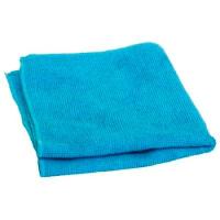 Салфетка из микрофибры M-01  30*30см синий 310202 /40/200шт/ Рыжий кот