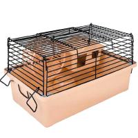 Клетка д/грыз N1 РПК51 укомплектованная 28*17*18см бежевая/Евро