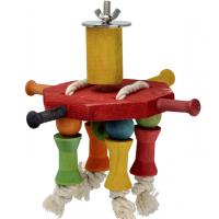 Игрушка д/птиц Вертушка деревянная П6227/ЗР