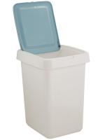 Контейнер д/мусора Step 25л с Push to Open крышкой белый SV4143 /4шт/ПР