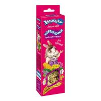 Лакомство для кроликов луговые травы и кукуруза Зверюшки Две палочки Лакомство для кроликов луговые травы и кукуруза Зверюшки Две палочки