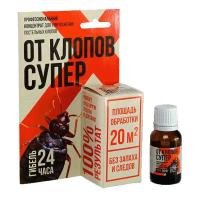 Абсолют ОКПС10Ф ОТ КЛОПОВ СУПЕР 10мл флакон В КОРОБКЕ 30шт 