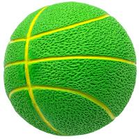 Игрушка с Мяч баскетбольный с пищалкой зеленый латекс 6см/ЛС306/Евро