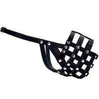 Намордник кожа №3 сетчатый щенок овчарка черный 050103черн/Дарэлл Намордник кожа №3 сетчатый щенок овчарка черный 050103черн/Дарэлл