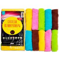 Салфетка универсальные (10шт) 30*30см из микрофибры ТХ-111УЗ200 /40шт/ АкваМаг Салфетка универсальные (10шт) 30*30см из микрофибры ТХ-111УЗ200 /40шт/ АкваМаг