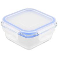 Контейнер Cristallino 0,300л жаропр стекла с крышкой с заж.пласт 