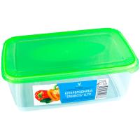 Бутербродница 0,7л Свежесть прямоугол. прозрачный 05037 /100шт/ Арз