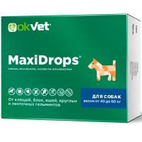 Капли МаксиДропс от внеш.и внутр.д/собак от 40-60кг/60шт/AB1916