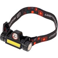 Фонарь налобный поворотный NEW AGE трехрежимный сверхлегкий с магнитом 75-7839/REXANT