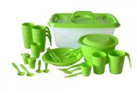 Набор посуды для пикника Чезаре на 4 персоны Набор посуды для пикника Чезаре на 4 персоны