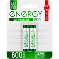 Аккумулятор (батарейка) Energy Eco Nimh 600mah HR03/2B ААА (2шт) /144шт/104986