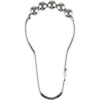 Кольца д/штор в ванную (12шт) 4*7см метал. фигурные 103951 /120шт/Рыжий Кот