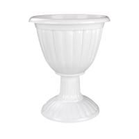 Вазон на высокой ножке 12л Жасмин белый М1390