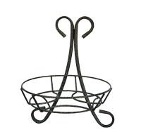 Подставка РЗДИ на 1 горшок бабочка,круглый прут бронза 11