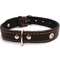 Ошейник кожа 35мм 1слойный безразмерный 63-65см/40991