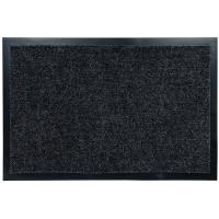 Коврик придверный 50*80см VORTEX "TRIP" влаговп. ребристый серый 24192 / 10шт/Профит