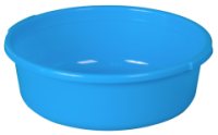 Таз 4л с ручками голубой 03001 /10шт/Арз