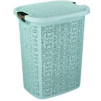 Корзина д/белья 30л БЯЗЬ морская волна М2622 /5шт/М-пласт