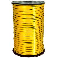 Лента НГ желтая с золотой полосой 0,5см (5шт) 122354 /10шт/ Лента НГ желтая с золотой полосой 0,5см (5шт) 122354 /10шт/