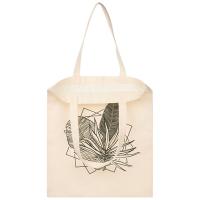 Сумка-шоппер 35*45см Листва без застежки бежевая 111445 /20шт/120шт/Рыжий Кот