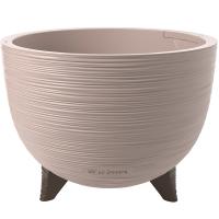 Кашпо La Decoro 9,8л латте с вставкой (ножка) КШ-2492 /6шт/ПП