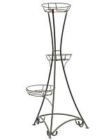 Подставка РЗДИ на 3 горшка круглый прут медь 103 Подставка РЗДИ на 3 горшка круглый прут медь 103