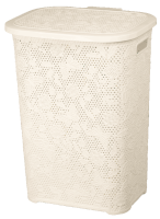 Корзина для белья 60л Бабочка слон.кость 16032 Корзина для белья 60л Бабочка слон.кость 16032