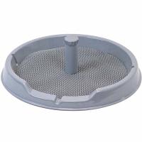 Туалет д/собак РОККИ со столбиком круглый D60+резин. коврик для мелких пород/2935рез/Дарэлл/