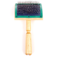 Пуходерка Г13 деревянная с рамкой с каплями