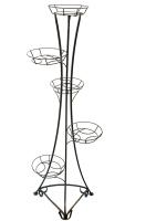 Подставка РЗДИ на 5 горшков круглый прут бронза 105 Подставка РЗДИ на 5 горшков круглый прут бронза 105