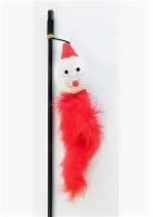 Игрушка к Дразнилка удочка Гномик в красной шапке 46см/К2076/ЗР