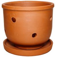 Терракот Орхидея 181-1 v-1л,h-11;D-14 Терракот Орхидея 181-1 v-1л,h-11;D-14