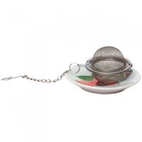 Ситечко для чая Ягоды с подставкой 102-05109 Ситечко для чая Ягоды с подставкой 102-05109