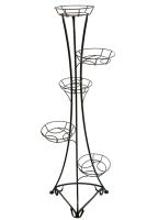 Подставка РЗДИ на 5 горшков круглый прут серебро  105 Подставка РЗДИ на 5 горшков круглый прут серебро  105