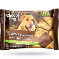 Лакомство печенье в темном шоколаде CHOCO DOG д/соб 30гр/14шт/Веда