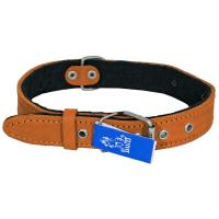 Ошейник кожа 30мм с пластиной на фетре Н/У 60-65см/41394 Ошейник кожа 30мм с пластиной на фетре Н/У 60-65см/41394