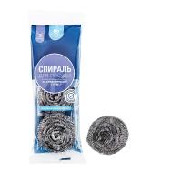 Мочалка д/посуды (3шт набор) металл. спираль СПН-03/15С /35шт/ АкваМаг Мочалка д/посуды (3шт набор) металл. спираль СПН-03/15С /35шт/ АкваМаг