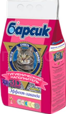 Наполнитель Барсик Эффект Лаванда 4,54л Наполнитель Барсик Эффект Лаванда 4,54л