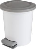 Контейнер д/мусора Vogue 6л с педал. белый SV4046 /2шт/ПР