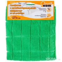 Салфетка с антибактер эффектом 40*35см микрофибра 310285/10шт/Рыжий Кот