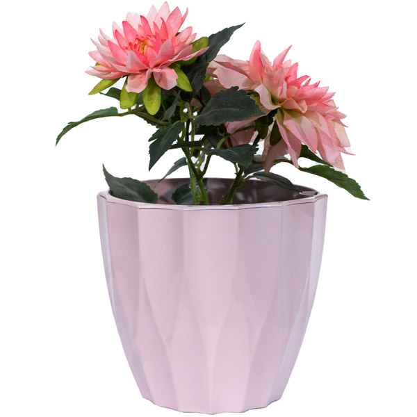 Кашпо Флюте 1,9л бисквитный с вставкой /12шт/ДТ 