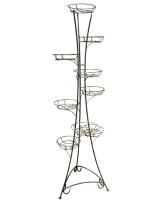 Подставка РЗДИ на 9 горшков квадратный прут серебро 209 Подставка РЗДИ на 9 горшков квадратный прут серебро 209