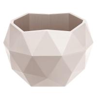 Кашпо Топаз 0,45л кремовый КШ-9154