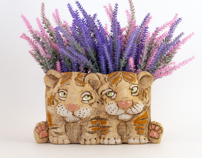 Кашпо Тигрята двойняшки милое 1,6л 118-153
