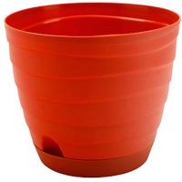 Кашпо Бриз 3,7л терракот с прик. под. /10шт/Рад Кашпо Бриз 3,7л терракот с прик. под. /10шт/Рад