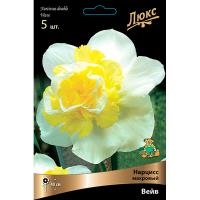 Нарцисс Махровый Вейв (белый с жёлто-белой коронкой, 3шт, 12/14) 833067