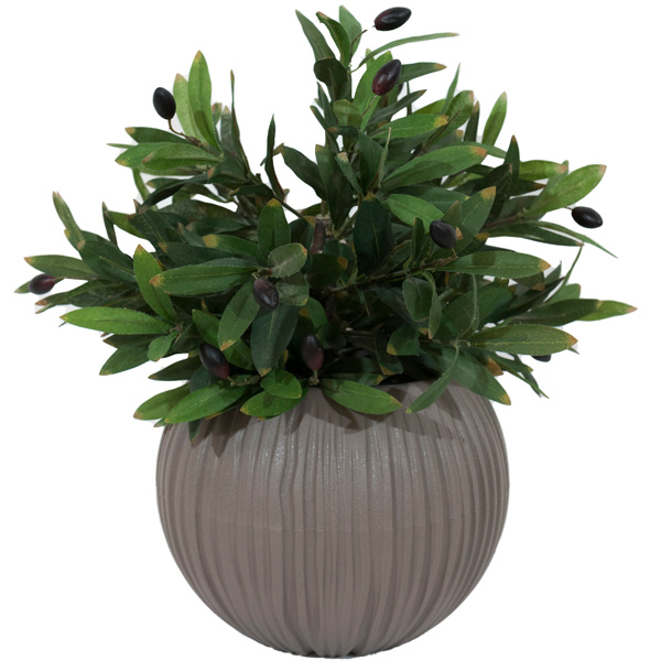 Кашпо Сфера 1,7л мокачино КШ-9636