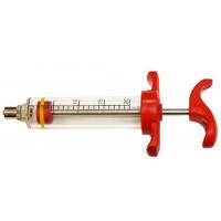 Инструмент Шприц нейлон. с упором д/пальцев 20мл Луер-Локк